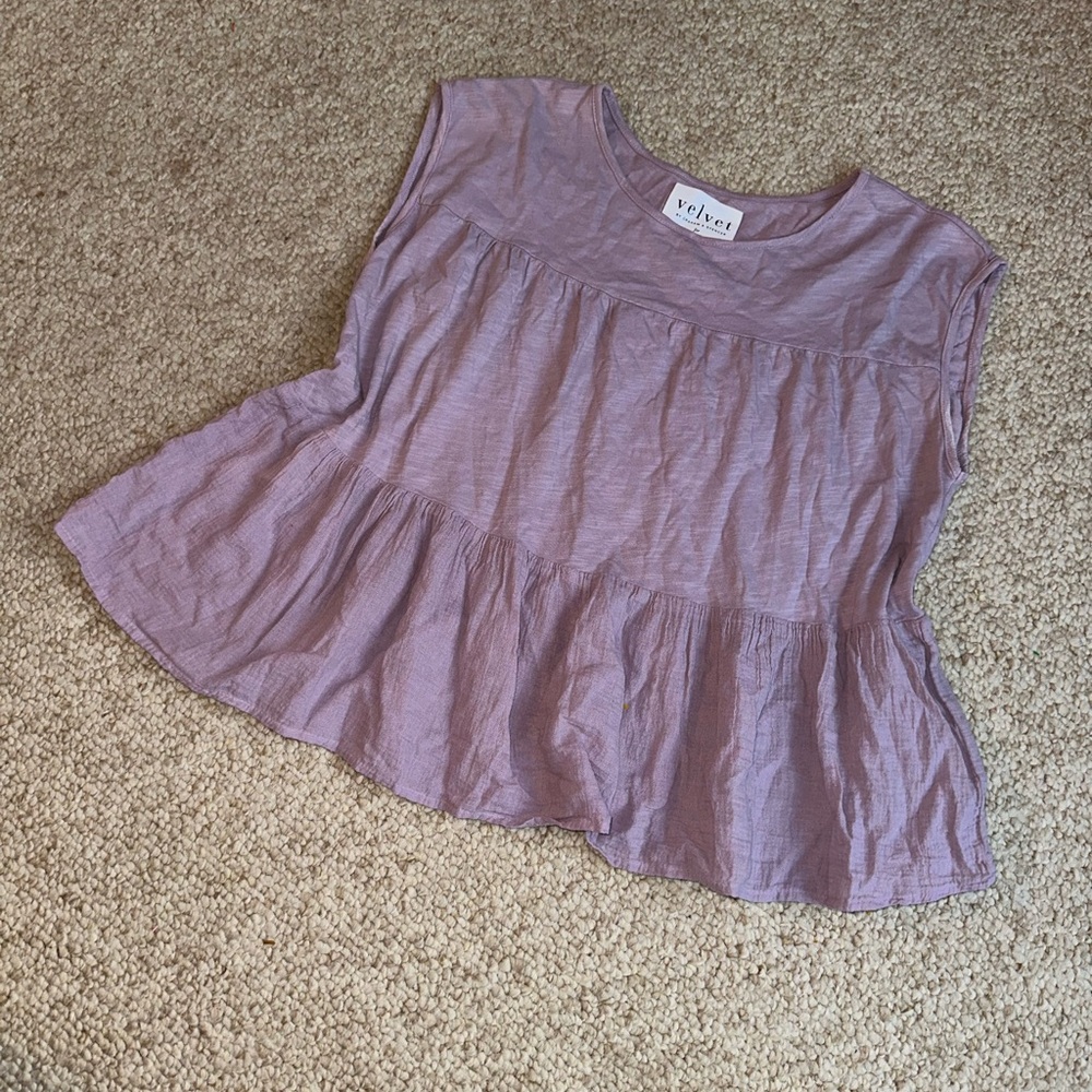 ANTHROPOLOGIE 🤍 flowy tank - Picture 1 of 3